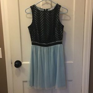 Lacy flouncy Sleeveless Skater Dress